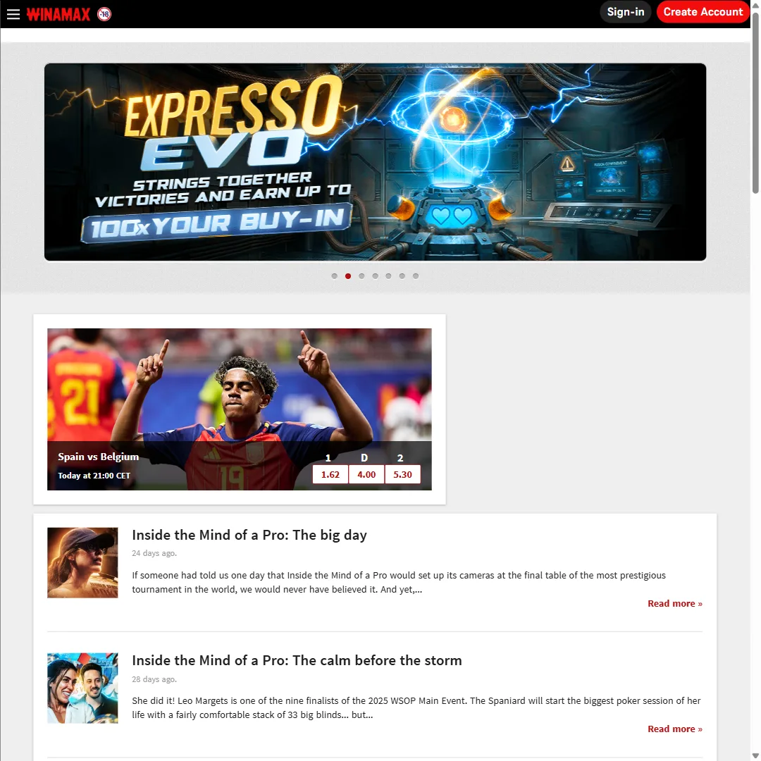 Captura 1 de Winamax